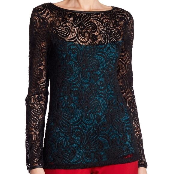Tart Collections Tops - Tart Collection Adara Lace Layered Top Small